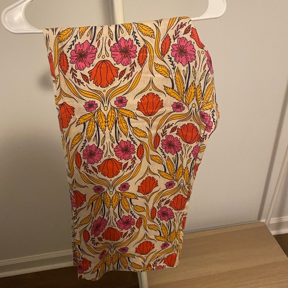 Rachel Zoe Floral Linen Pants